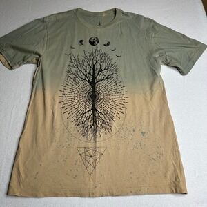 Earthbound Spiritual Womens Small‎ Graphic Moon Tee